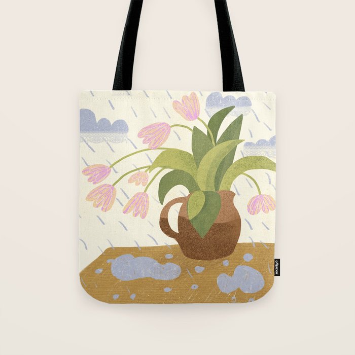 Rain Saves from Burning Out Tote Bag Gallery Image 1