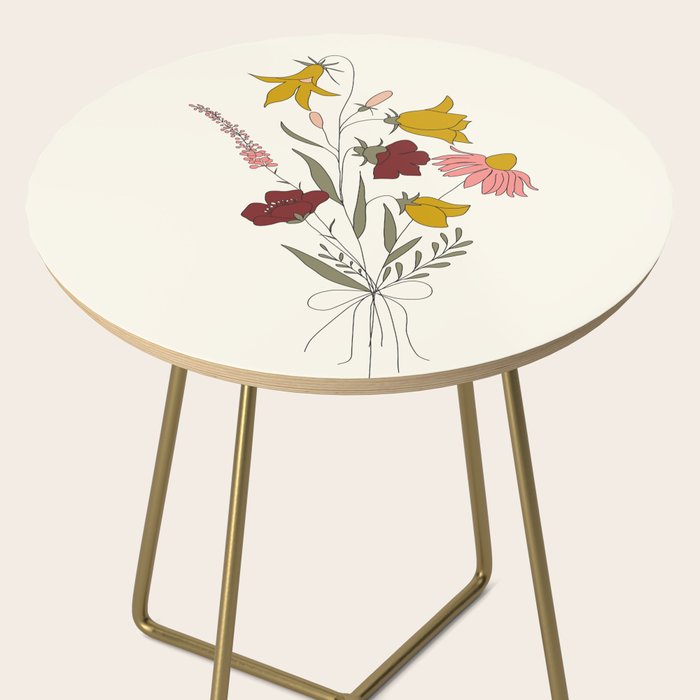 Wildflowers Bouquet Side Table Gallery Image 2