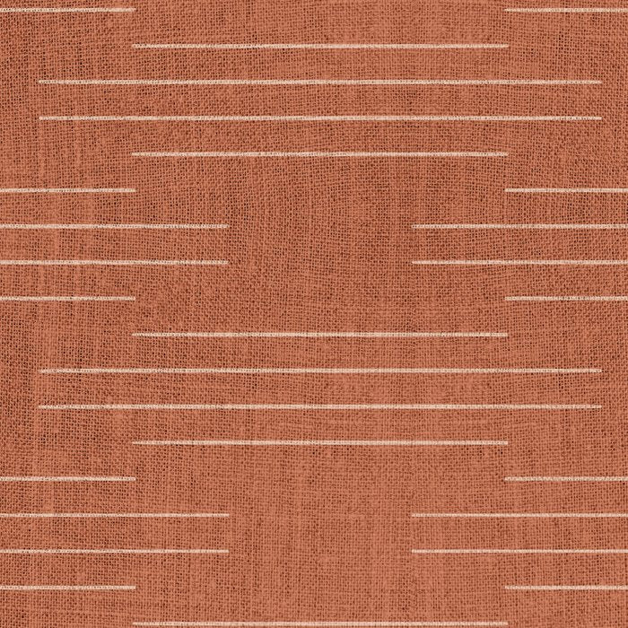 Minimalist, Boho, Line Art in Terracotta Coffee Mug Gallery Image 2