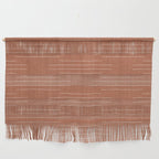 Minimalist, Boho, Line Art in Terracotta Wall Hanging Gallery Image 1
