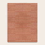Minimalist, Boho, Line Art in Terracotta Notebook Gallery Image 4