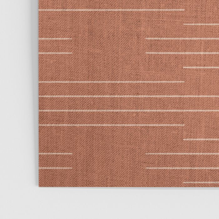 Minimalist, Boho, Line Art in Terracotta Poster Gallery Image 3