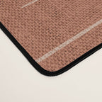 Minimalist, Boho, Line Art in Terracotta Desk Mat Gallery Image 4