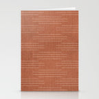 Minimalist, Boho, Line Art in Terracotta Stationery Card Gallery Image 2