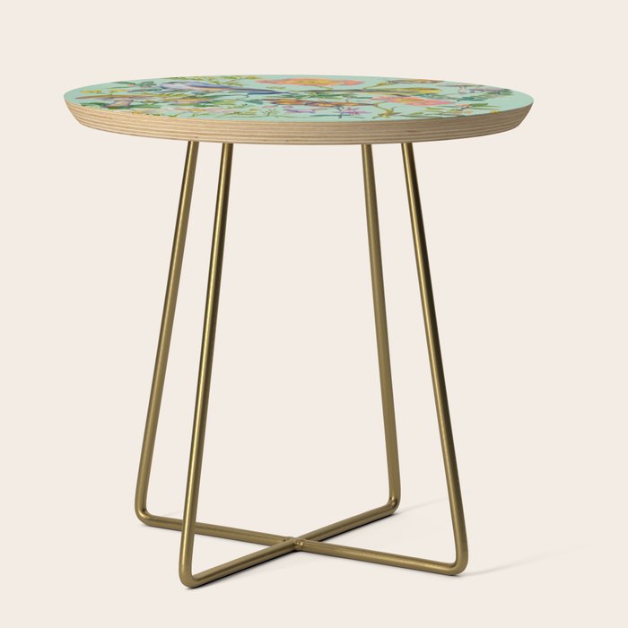 Flower Birds Garden Side Table Gallery Image 1