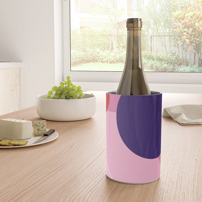 Abstract geometry with circles Wine Chiller Gallery Image 4