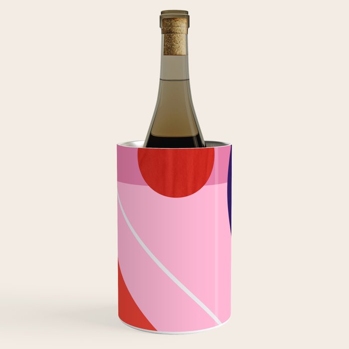 Abstract geometry with circles Wine Chiller Gallery Image 2