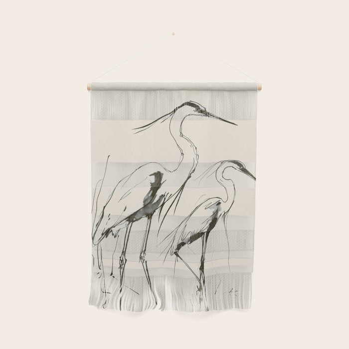 Two Herons Wall Hanging Gallery Image 1
