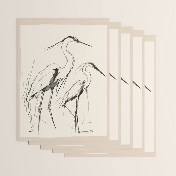 Two Herons Wrapping Paper Gallery Image 3