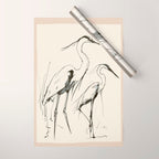 Two Herons Wrapping Paper Gallery Image 1