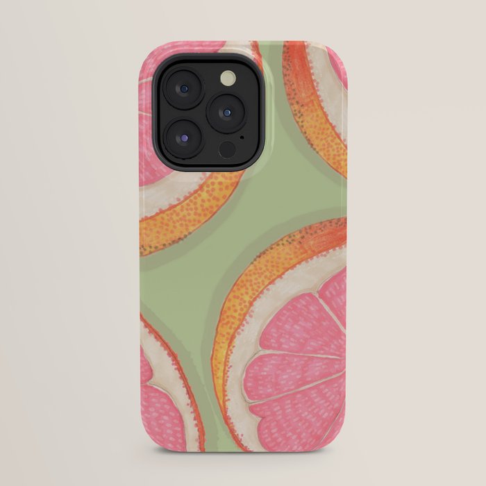 Sliced Grapefruit iPhone Case