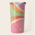 Sliced Grapefruit Travel Mug Gallery Image 2