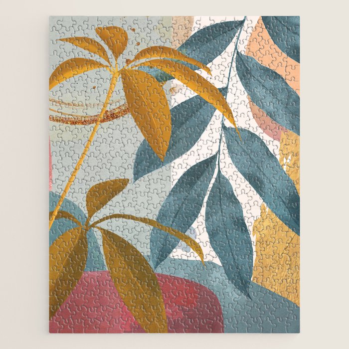 Abstract Tropical Art XIII Jigsaw Puzzle Gallery Image 1