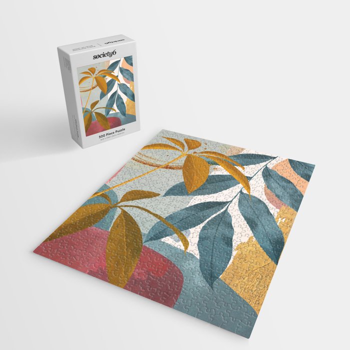 Abstract Tropical Art XIII Jigsaw Puzzle Gallery Image 2