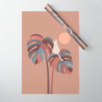 Cat and Plant 41 Wrapping Paper Gallery Image 1