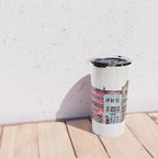 Rainbow Row - Charleston Travel Mug Gallery Image 4