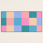 Bold Retro Checks Pattern - Large XXXI Desk Mat Gallery Image 3