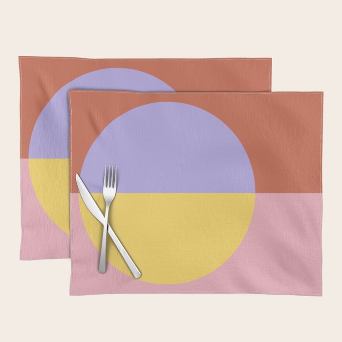 Color Block Abstract XIII Placemat Gallery Image 1
