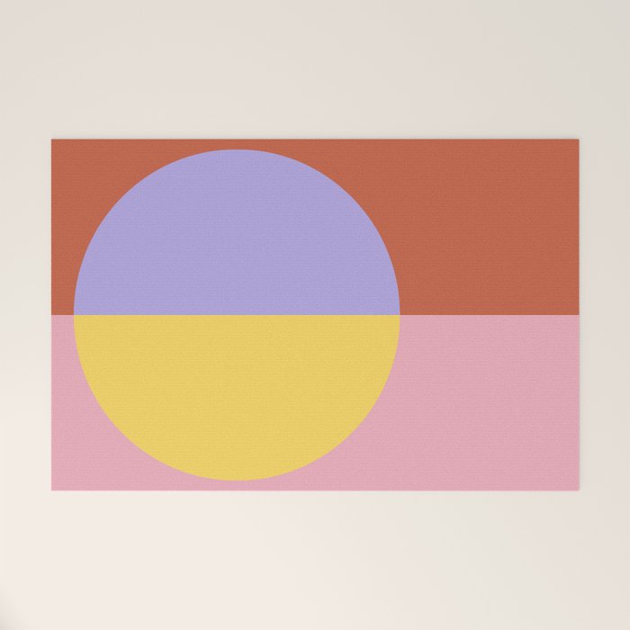 Color Block Abstract XIII Welcome Mat Gallery Image 1