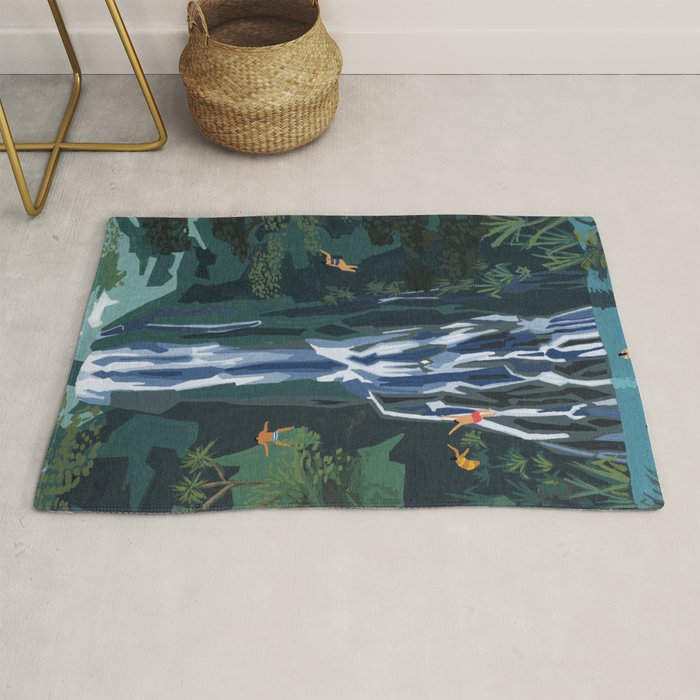 Waterfall stop Rug Gallery Image 1