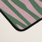 Tiger Stripes In Pink And Green Desk Mat Gallery Image 4