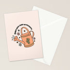 Scorpio Watering Can Stationery Card Gallery Image 2