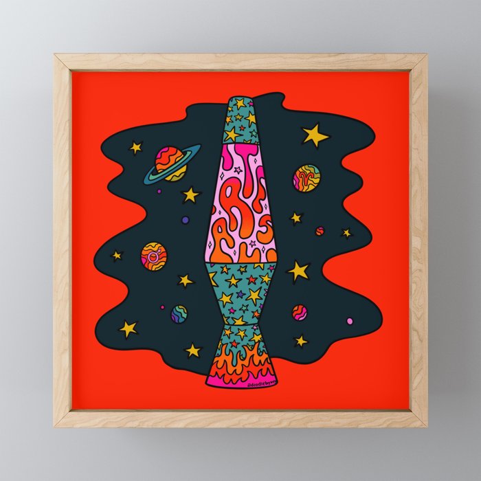 Aries Lava Lamp Mini Art Print Gallery Image 1
