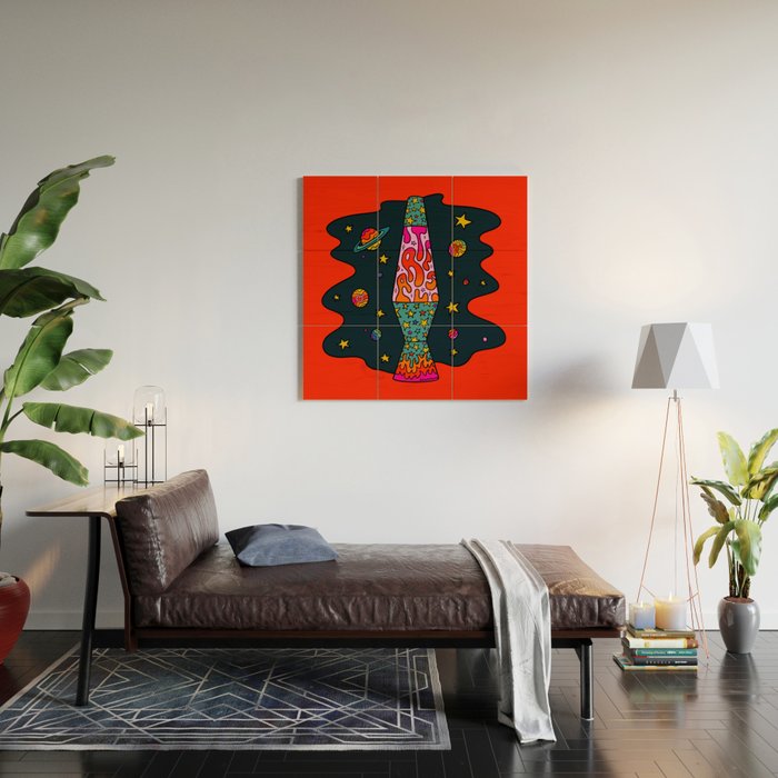 Aries Lava Lamp Wood Wall Art Gallery Image 2