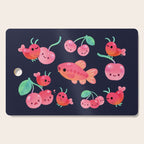 Cherry shrimp and Cherry barb Cutting Board Gallery Image 1
