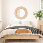 Minimalist Minimal Nesting Rainbow Race Tracks Bohemian Boho Mid Century Modern Trendy Art Duvet Cover Gallery Image 3