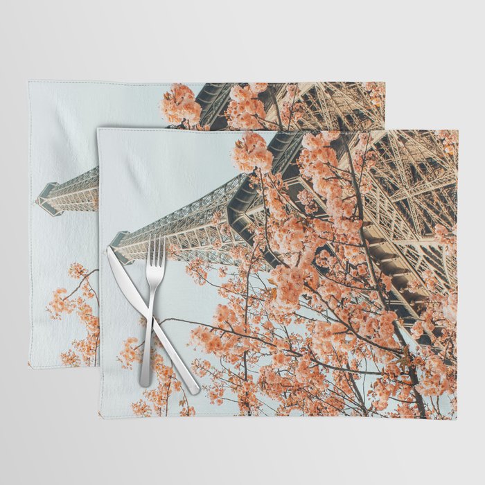 Paris in Spring | Travel Photography Eifel Tower | Wonder Building Architecture Love Placemat Gallery Image 1