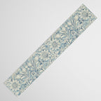 William Morris Vintage Sunflower Blue Slate & Vellum Table Runner Gallery Image 3
