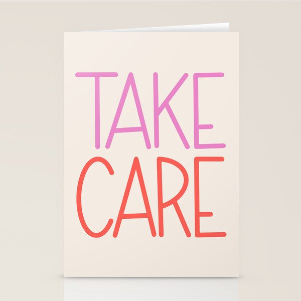 Take Care Stationery Card Gallery Image 2