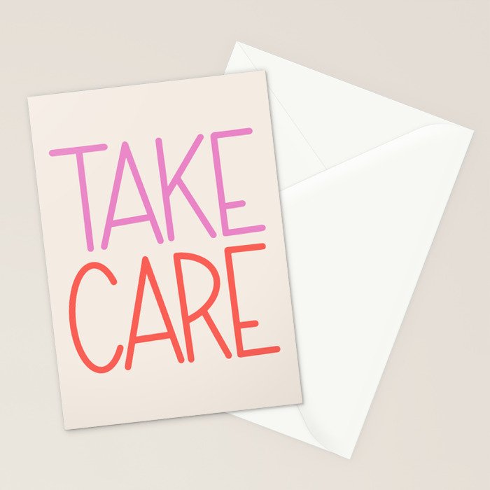 Take Care Stationery Card Gallery Image 2