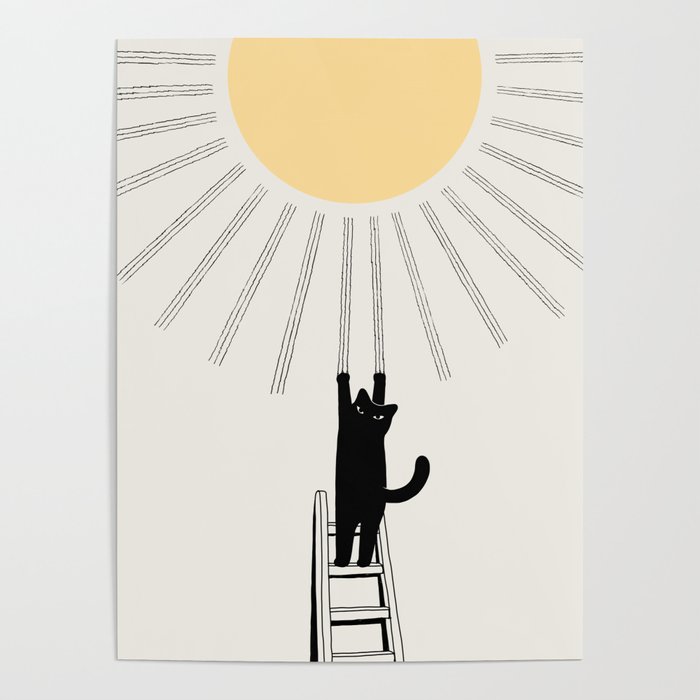 Cat Landscape 198: Making Sunshine Poster Gallery Image 4