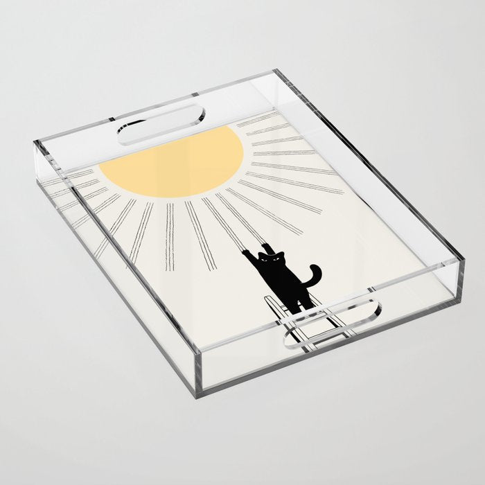 Cat Landscape 198: Making Sunshine Acrylic Tray Gallery Image 1