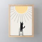 Cat Landscape 198: Making Sunshine Mini Art Print Gallery Image 1