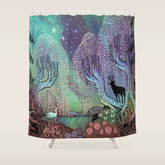 Enchanted Forest Shower Curtain Gallery Image 1