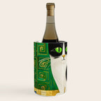 Klimt Tuxedo Cat with Green Eyes Wine Chiller Gallery Image 2