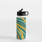 Puakenikeni and Pikake Lei on Teal Water Bottle Gallery Image 1
