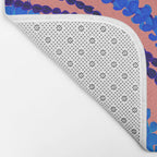 Puakenikeni and Pikake Lei on Teal Bath Mat Gallery Image 2