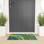 Puakenikeni and Pikake Lei on Teal Welcome Mat Gallery Image 3