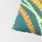 Puakenikeni and Pikake Lei on Teal Pillow Sham Gallery Image 4