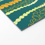 Puakenikeni and Pikake Lei on Teal Welcome Mat Gallery Image 2