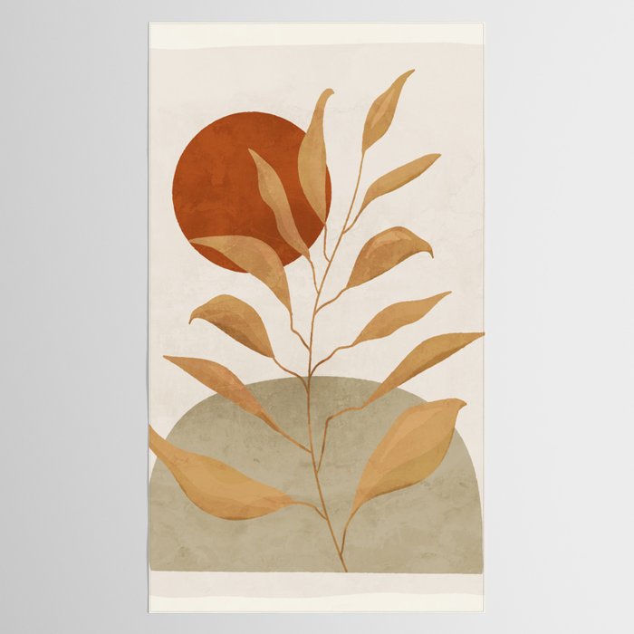 Tropical Leaf- Abstract Art 15 Tablecloth Gallery Image 2