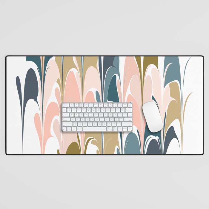 Zen Abstract Shapes Desk Mat Gallery Image 1
