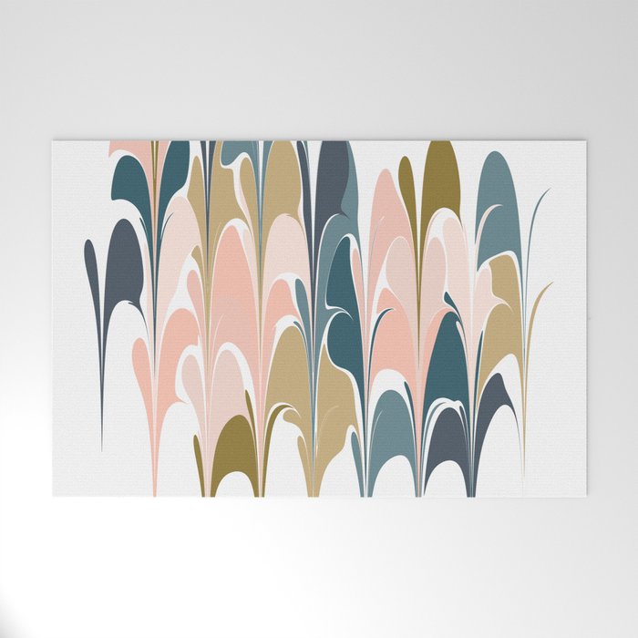 Zen Abstract Shapes Welcome Mat Gallery Image 1