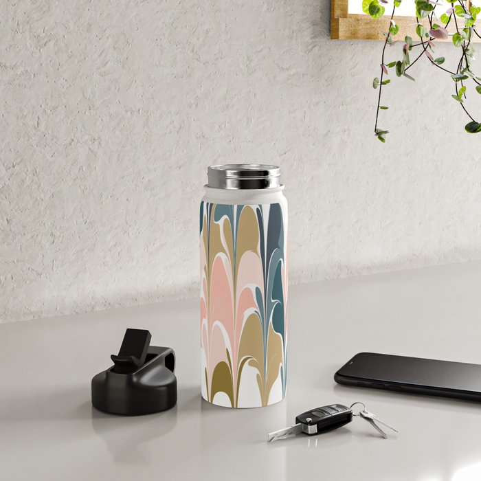 Zen Abstract Shapes Water Bottle Gallery Image 4