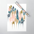 Zen Abstract Shapes Wrapping Paper Gallery Image 1