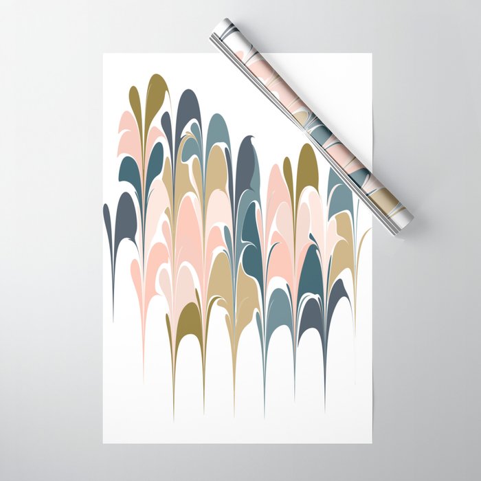 Zen Abstract Shapes Wrapping Paper Gallery Image 1